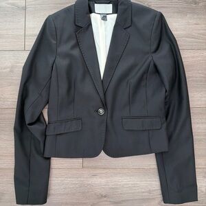 H&M Y2K style Black Women's WOOL Blazer-BRAND NEW